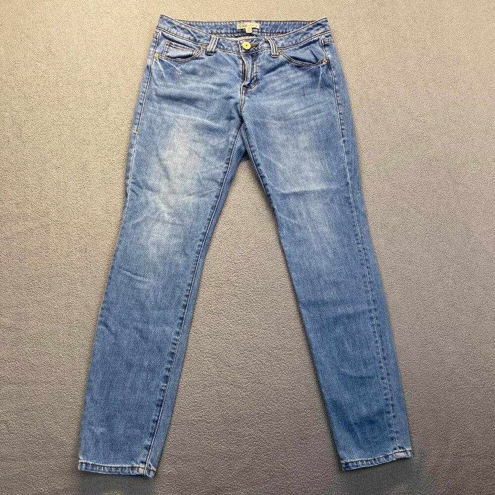 Cabi Blue Jeans‎ Size 8  Skinny Mid Rise Stretch Denim Casual